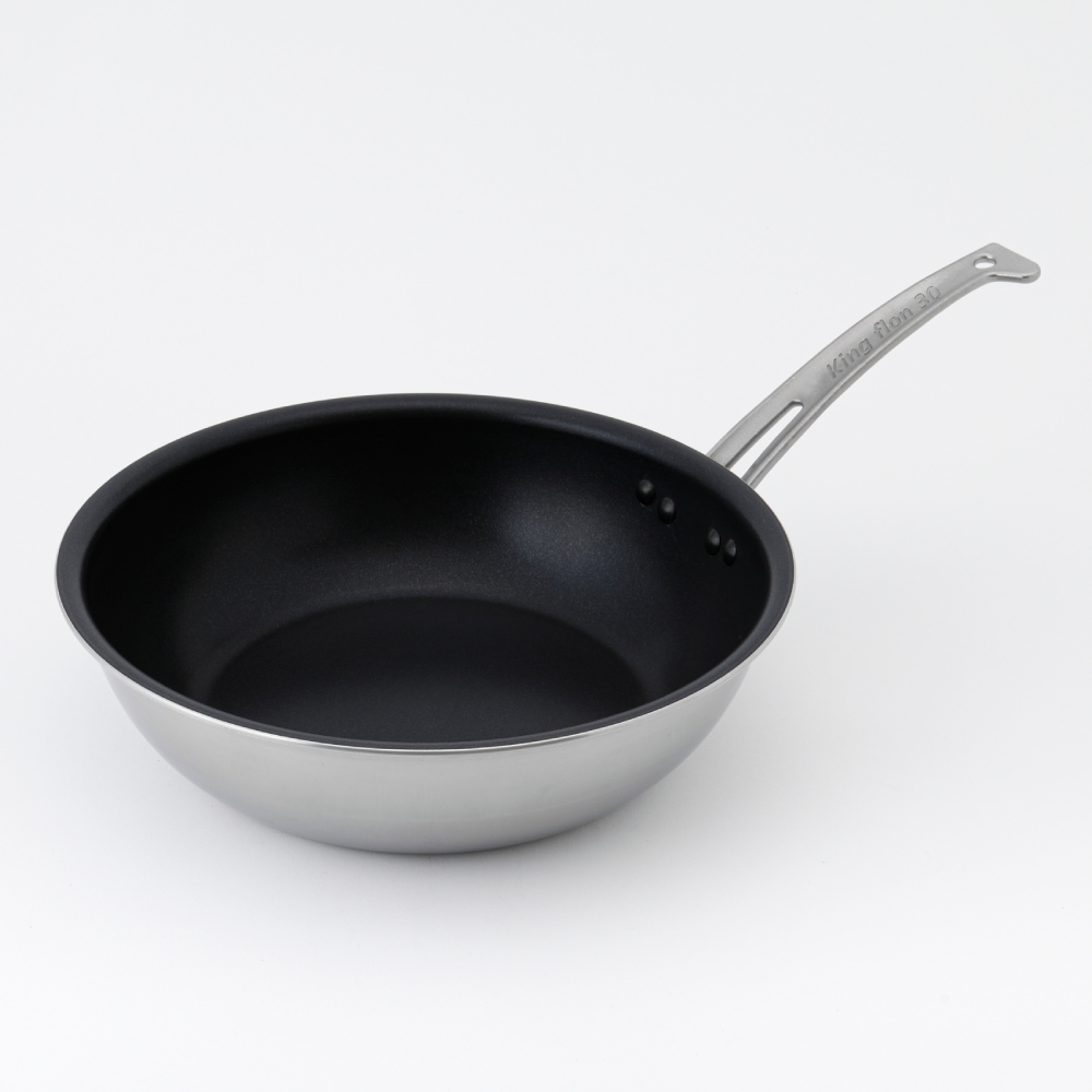 美品　ジオ プロダクトステンレスフライパン 25cm 蓋付き 今月のフライパンvol.4ビタクラフト・スーパー鉄フライパン