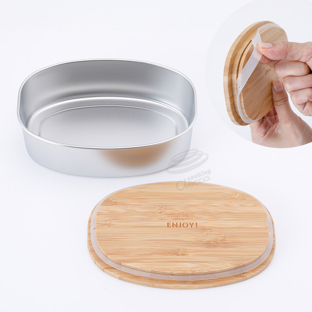 ののじ ステンレスランチボックス オーバル 600ml 木蓋 NONOJI 弁当箱