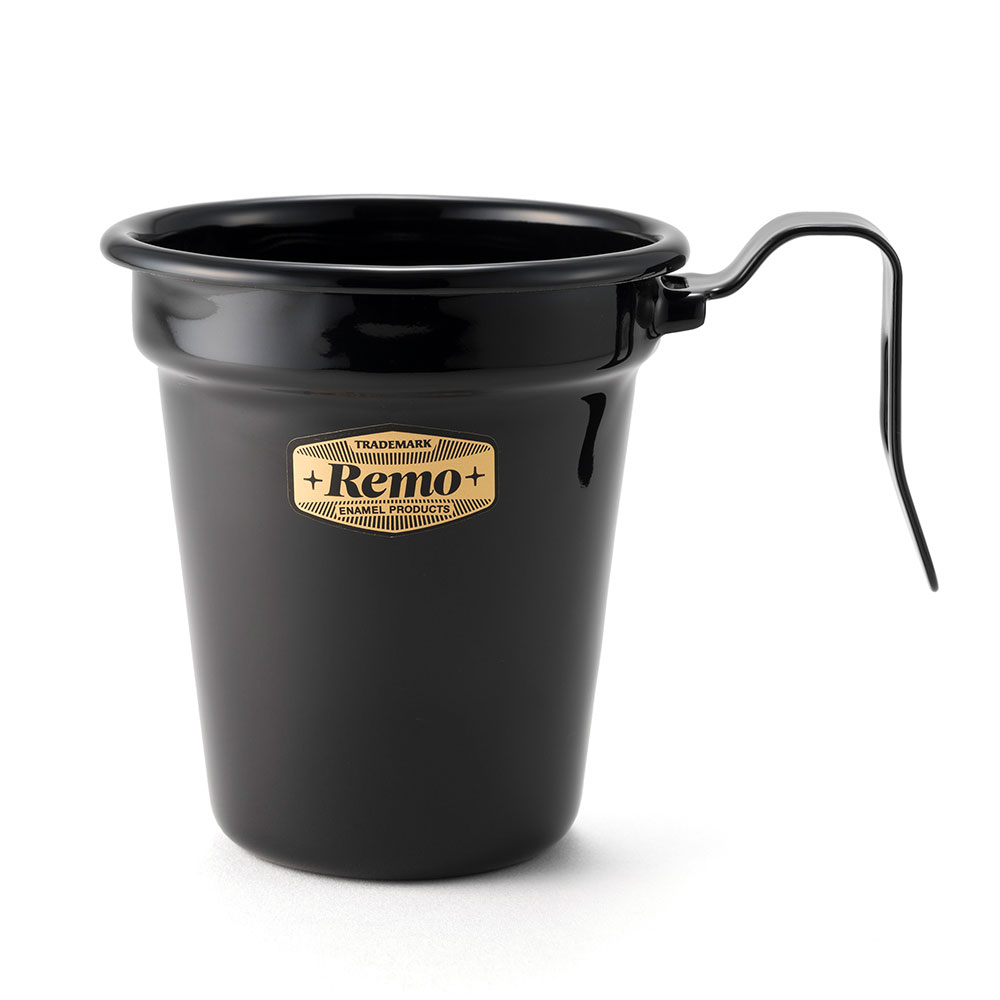 富士ホーロー 8cm マグ ブラック Remo レモ RM-8TMG コップ マグカップ