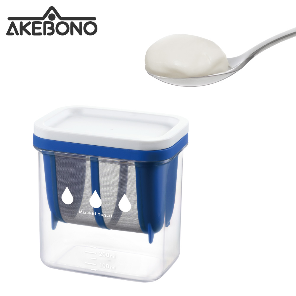 丸ごと1パック分（400g）のヨーグルトの水切りが簡単にできる