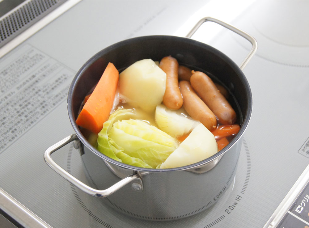 ウルシヤマ金属工業 ラフィーネIH 16cm 両手鍋 フライパン セット