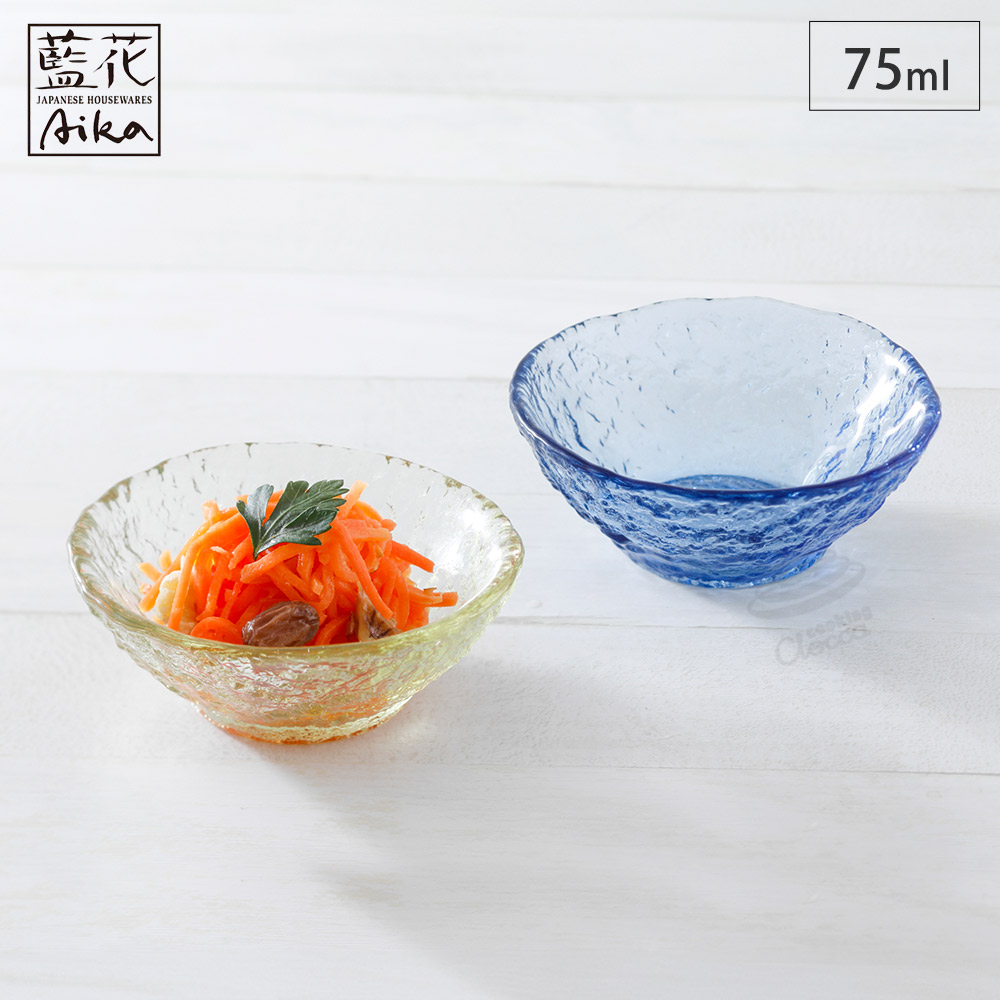 江戸ガラス小皿 江戸硝子小皿 - わより