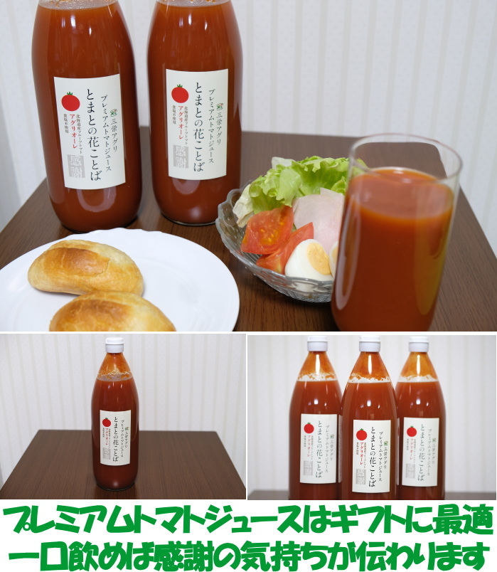 トマトジュース 食塩無添加 無塩 完熟フルーツトマト 100% ジュース ストレート 送料無料 北海道 三栄アグリ プレミアム とまとの花ことば  1000ml 2本 ギフト : hs-tomatojuice-02 : クックス産直ヤフー店 - 通販 - Yahoo!ショッピング