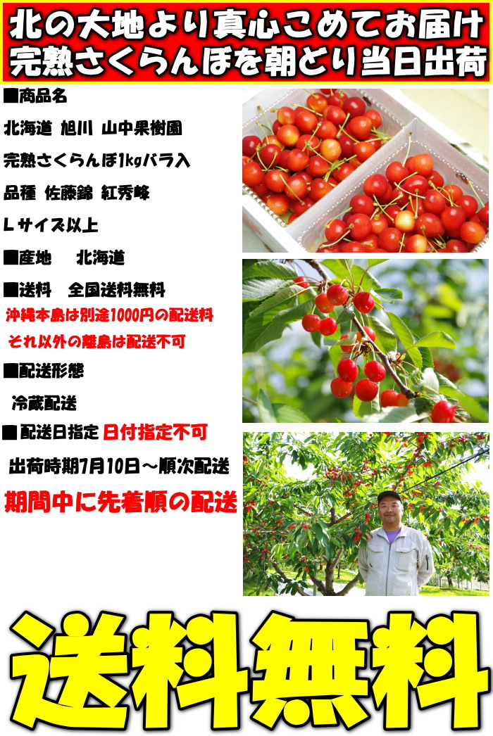 北海道さくらんぼスペック