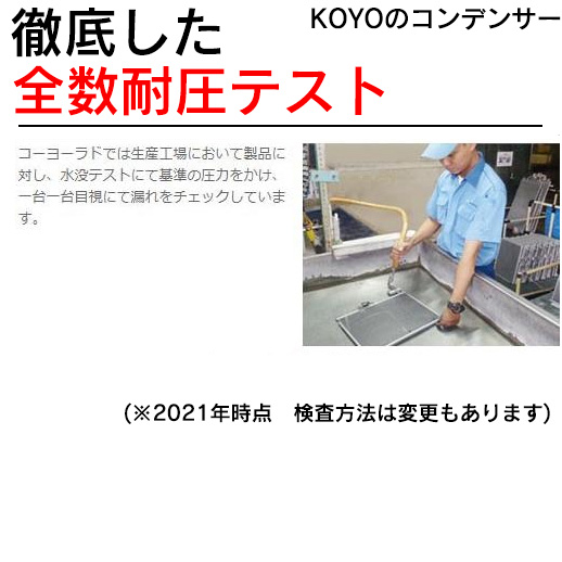 ワゴンR クーラーコンデンサー MH21S MH22S MH23S 新品 コーヨーラド KOYO 適合確認不要 関連画像3