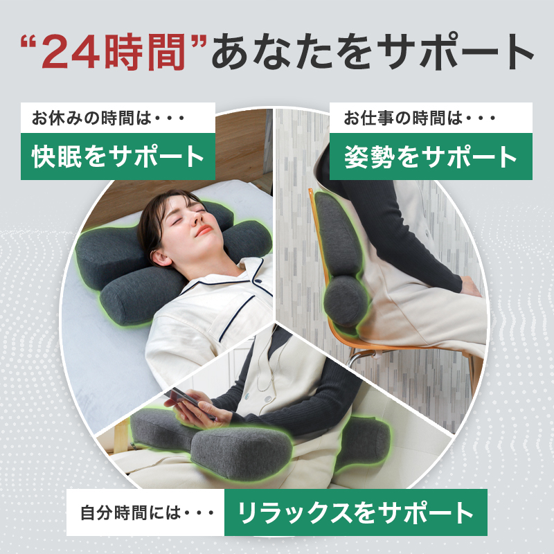 枕 低反発 セパレート まくら 分割 快眠 安眠 ストレートネック 対策