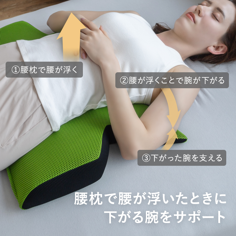 Head Hunter 腰枕 首狩り族のバックピロー 日本製 腰まくら 背中