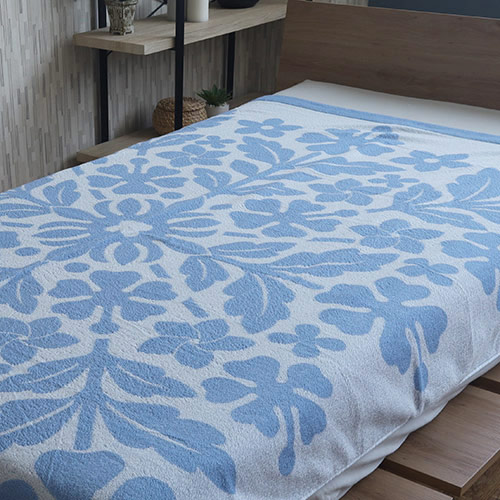 日本製タオルケット ハワイアン柄タオルケット モハラ Mohala シングル