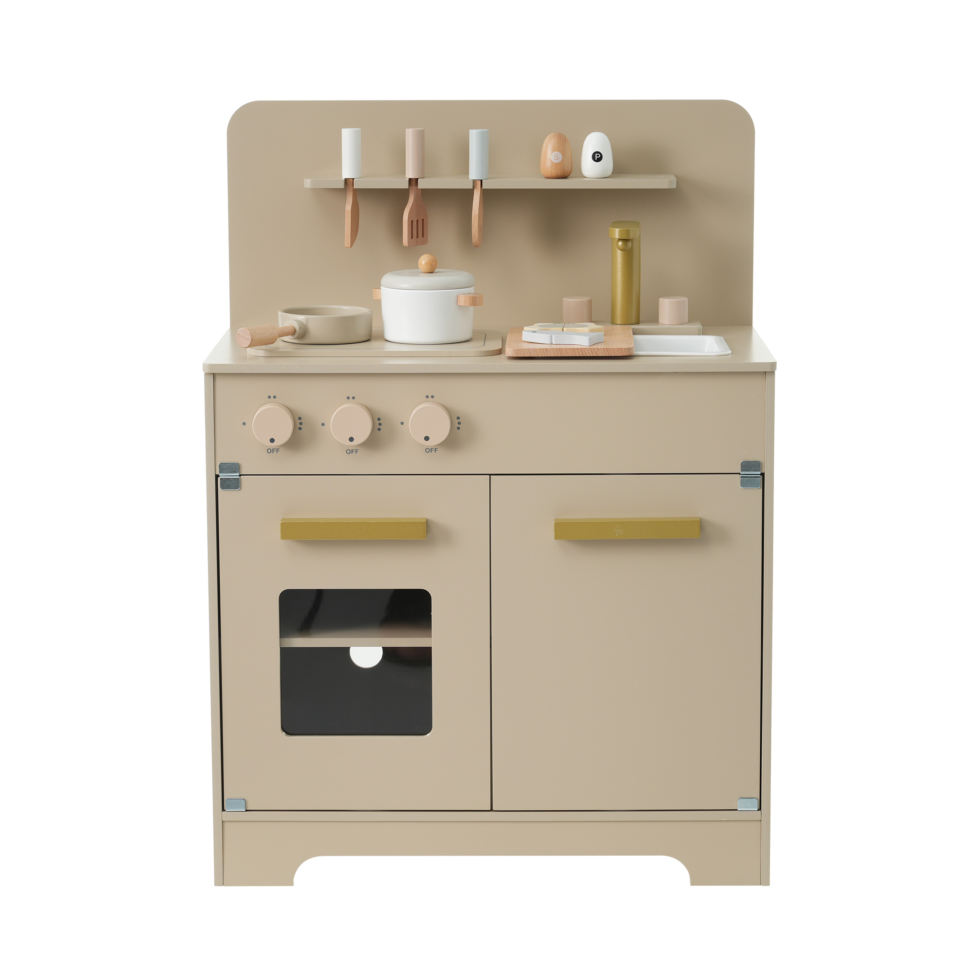 ままごとキッチン 木製 日本製 完成品 名入れ Ange60