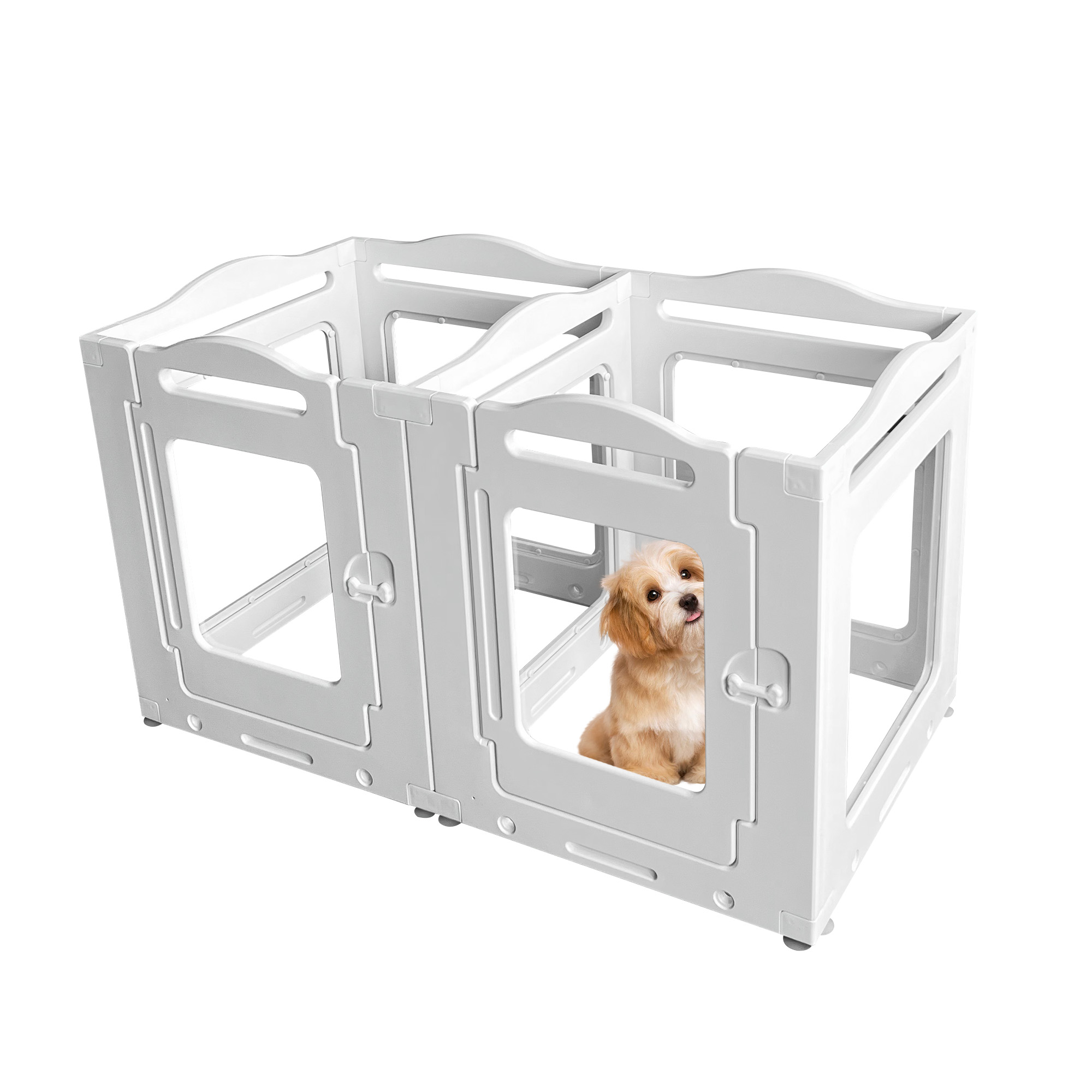 サークル 犬 ドッグサークル ペットサークル ドア付き 7枚セット 小型