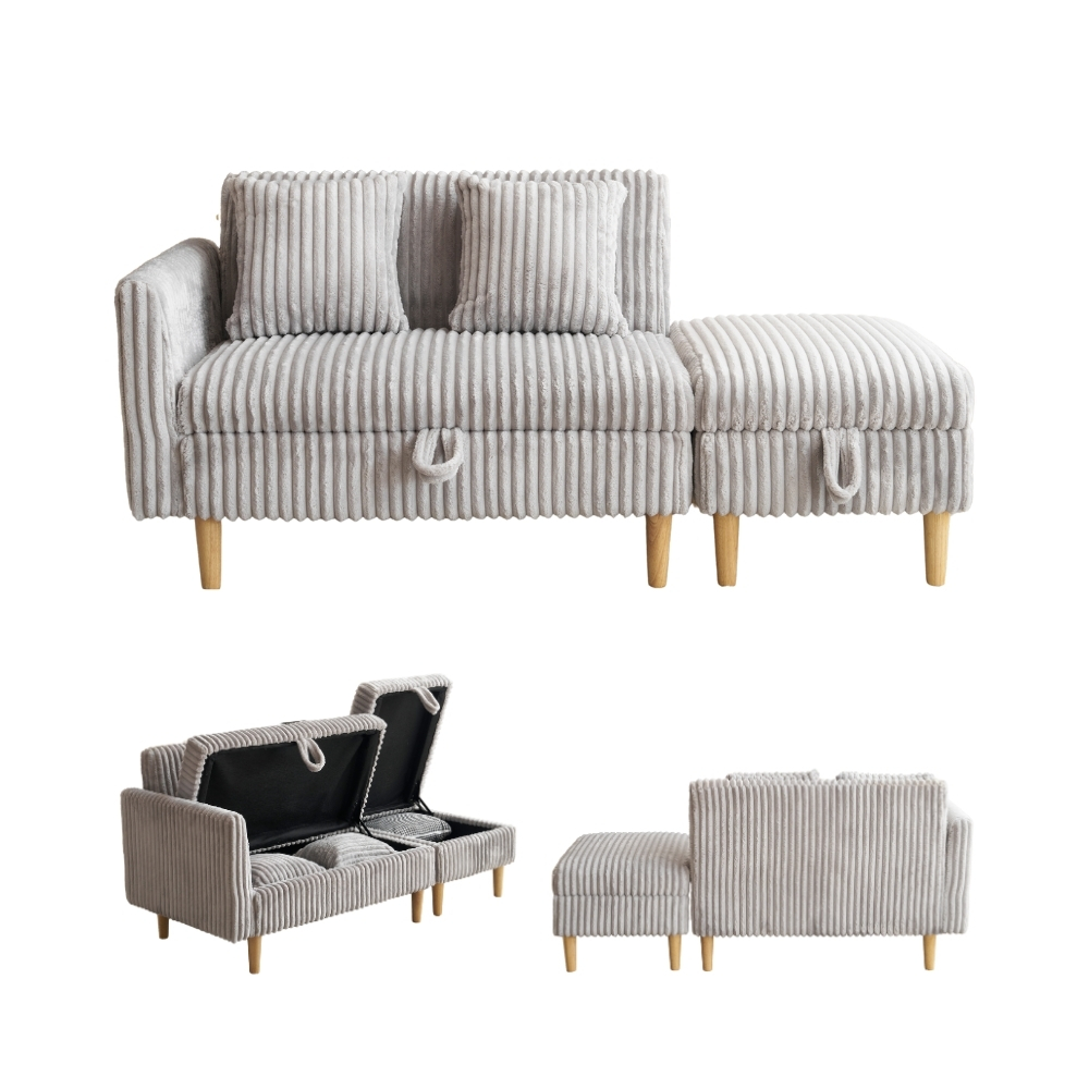 ソファ 収納付き 2人掛け 3人掛け ソファーベッド ローソファ 幅146cm