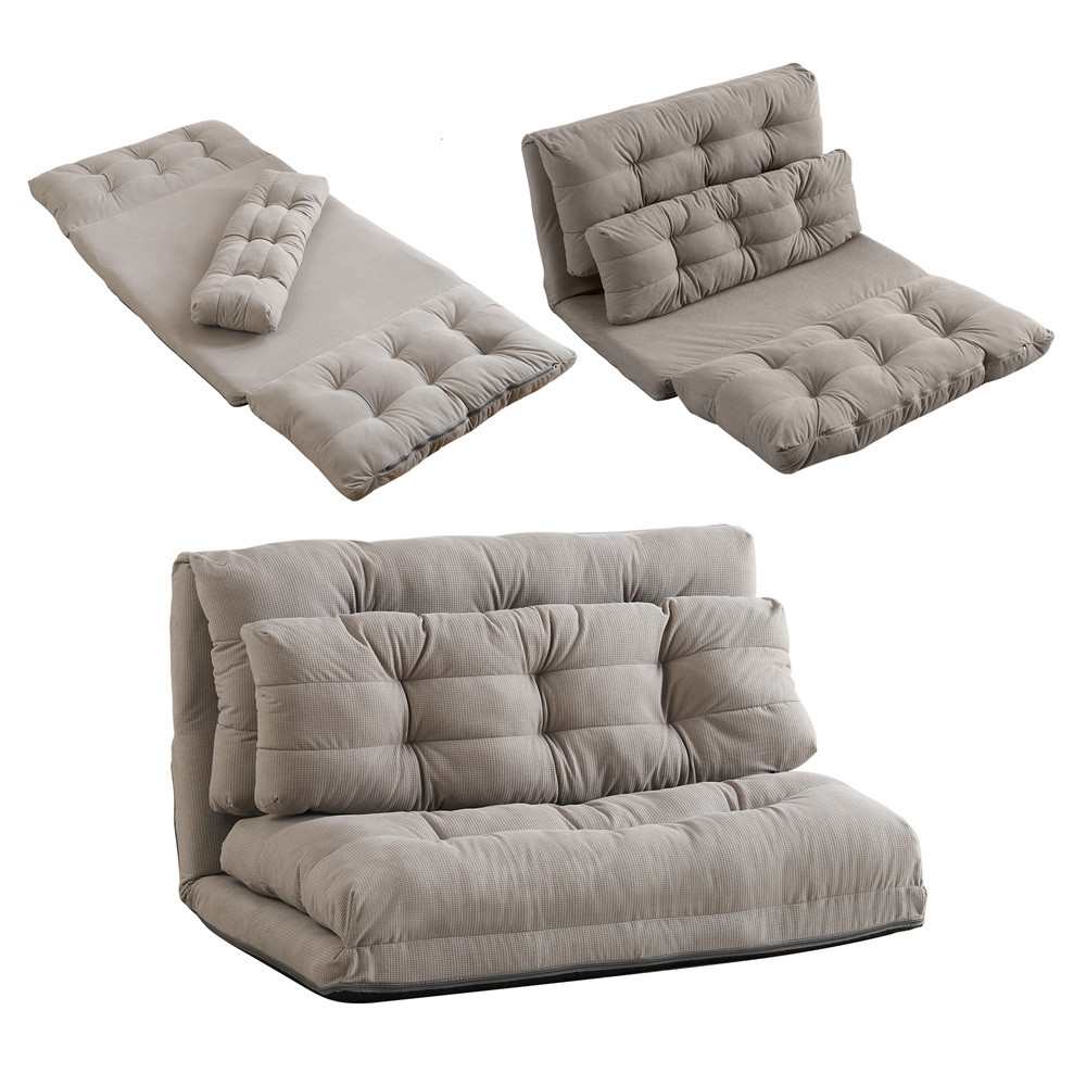 BTM 【全ストア5%OFFクーポン利用！】ソファベッド ローソファー 2人