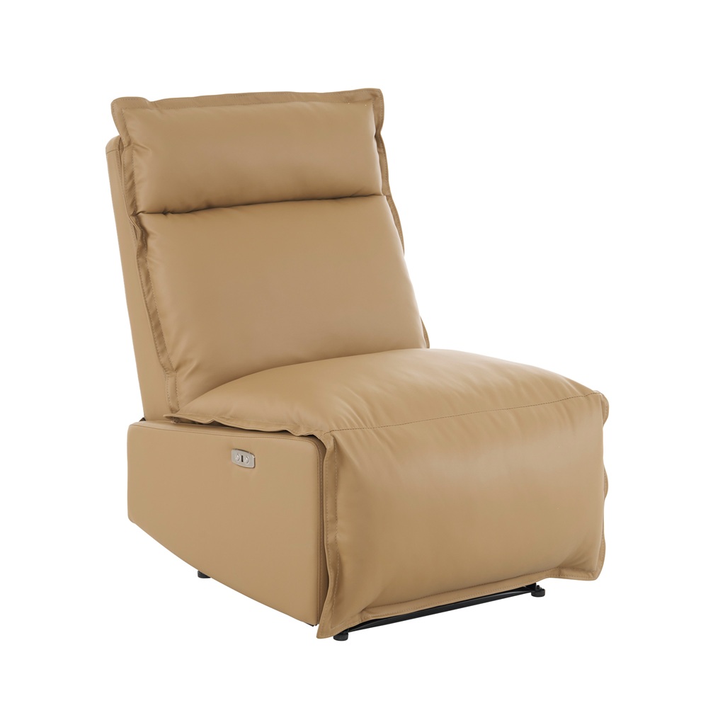 電動リクライニングソファ 1人掛け 165°調整可能 USBポート付き 電動