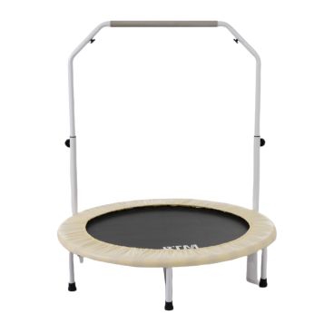 トランポリン 補助手すり付き 折りたたみ ダイエット器具 健康器具