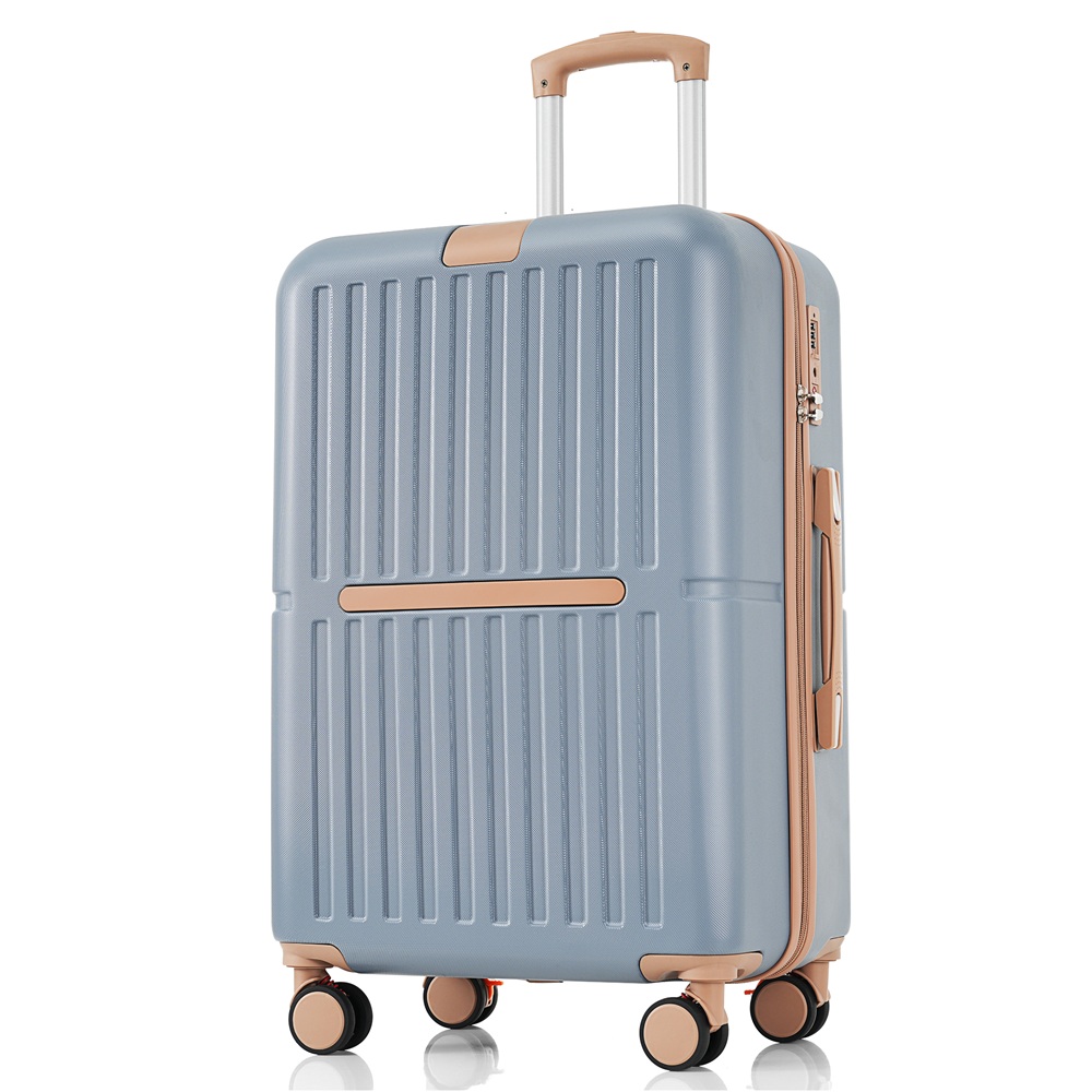 スーツケース キャリーケース 旅行 静音 カップホルダー付き USB充電ポート スーツケース Lサイズ USBポート付き キャリーケース ストッパー付き