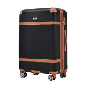 スーツケース Lサイズ キャリーケース キャリーバッグ ストッパー付き 容量拡張機能 TSAロック搭...