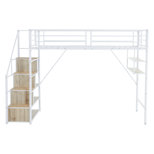 全ストア5%OFFクーポン利用！】【特別価格！】 ロフトベッド 階段付き