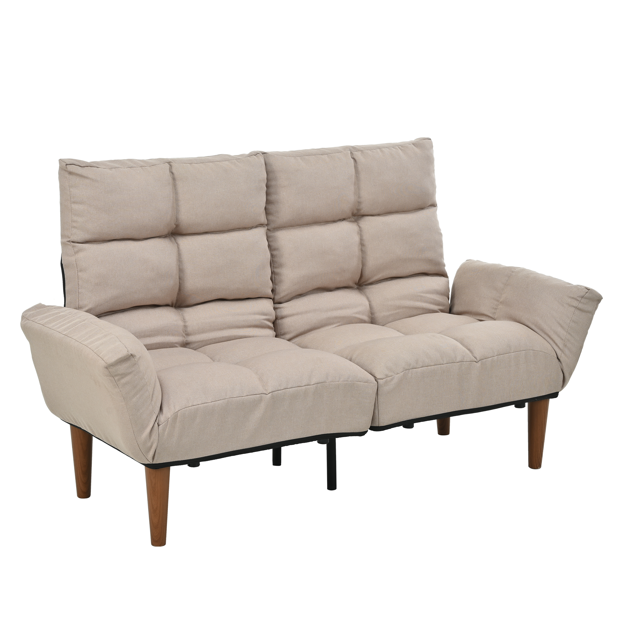 ソファー 2人掛け 2.5人掛け ソファ 幅142〜176cm 背面 肘掛