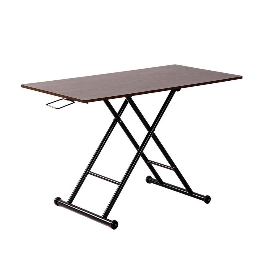 昇降式テーブル 折りたたみ テーブル ローテーブル 幅120cm ガス圧昇降