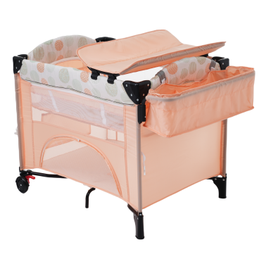 プレイヤード ベビーサークル 折りたたみ 添い寝ベッド おむつ替え  