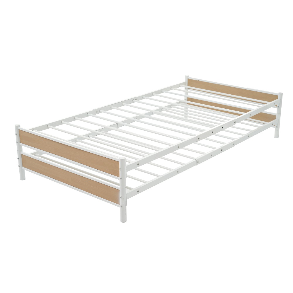 爆買WEEK☆全品5%OFFクーポン実施中／限定セール パイプベッド 二段