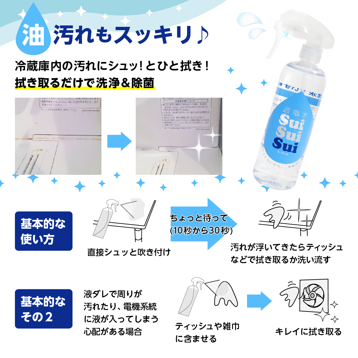 アルカリ電解水 電解水 マルチクリーナー スプレー 本体 除菌 消臭