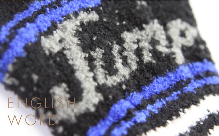 英字テキスト柄の画像