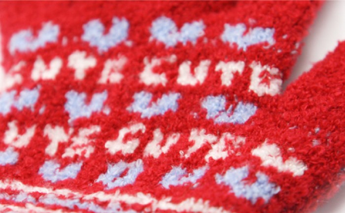 ハートとCUTE柄の画像