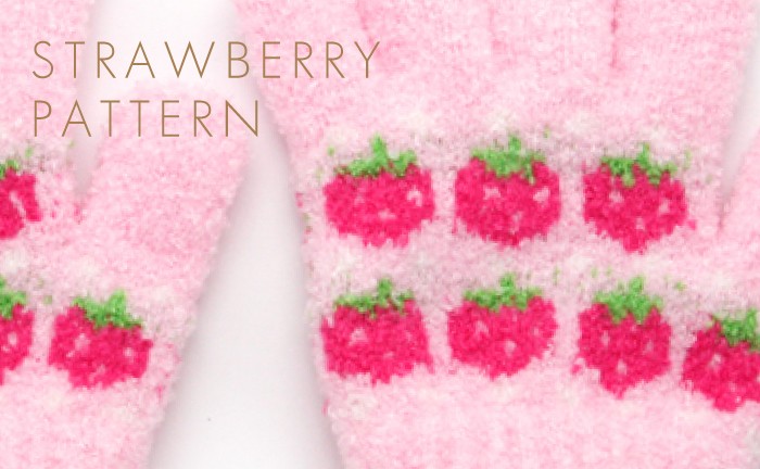 イチゴ柄の画像