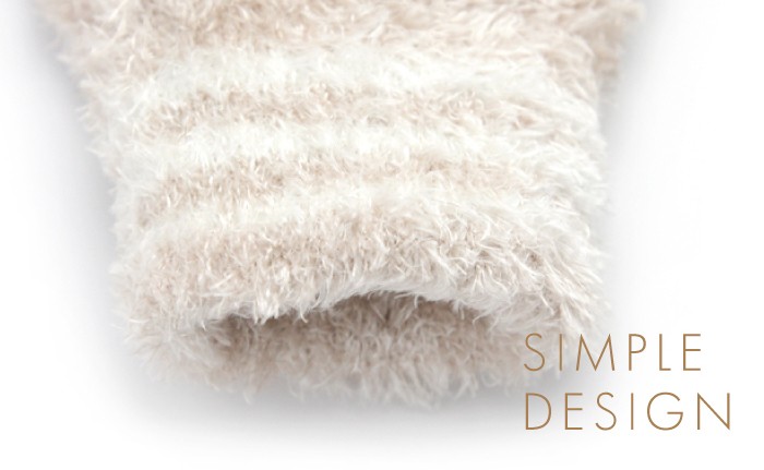 カフス部分のボーダー柄の画像