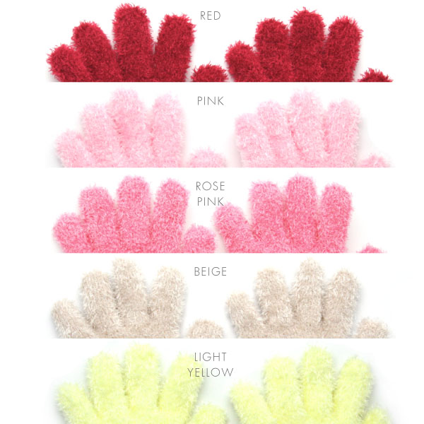 レッド、ピンク、ローズピンク、ベージュ、ライトイエロー