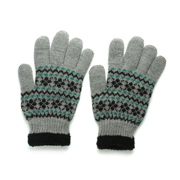 手袋 メンズ 暖かい 冬 かっこいい 裏ボア 発熱 ニット ノルディック 吸湿発熱 日本製 プレゼント ギフト 送料無料