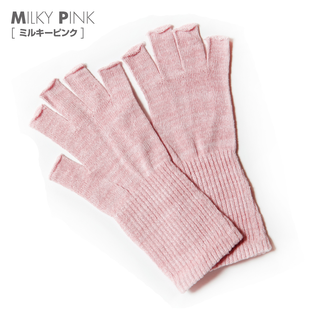 UVカット ハンドウォーマー 手袋 ショート シルク100% 夏 春 おやすみ 日本製 指出し 指なし 肌荒れ 手荒れ 冷え取り スマホ 冷房 送料無料