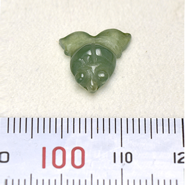 キュートゴールドフィッシュヒスイペンダントトップ／翡翠パワーストーン　天然石 |  | 01