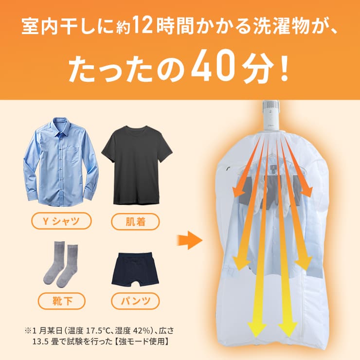 衣類乾燥機 乾燥機 衣類 小型 1人暮らし コンパクト アタッチメント 部屋干し 工事不要 旅行 出張 一人暮らし ぽけどらいトラベル 携帯型 除湿機 除湿器 爆買 関連画像5