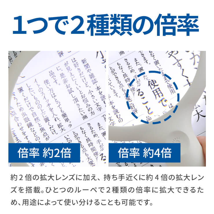 拡大鏡 ルーペ 手持ち LED ライト付き レ...の詳細画像4