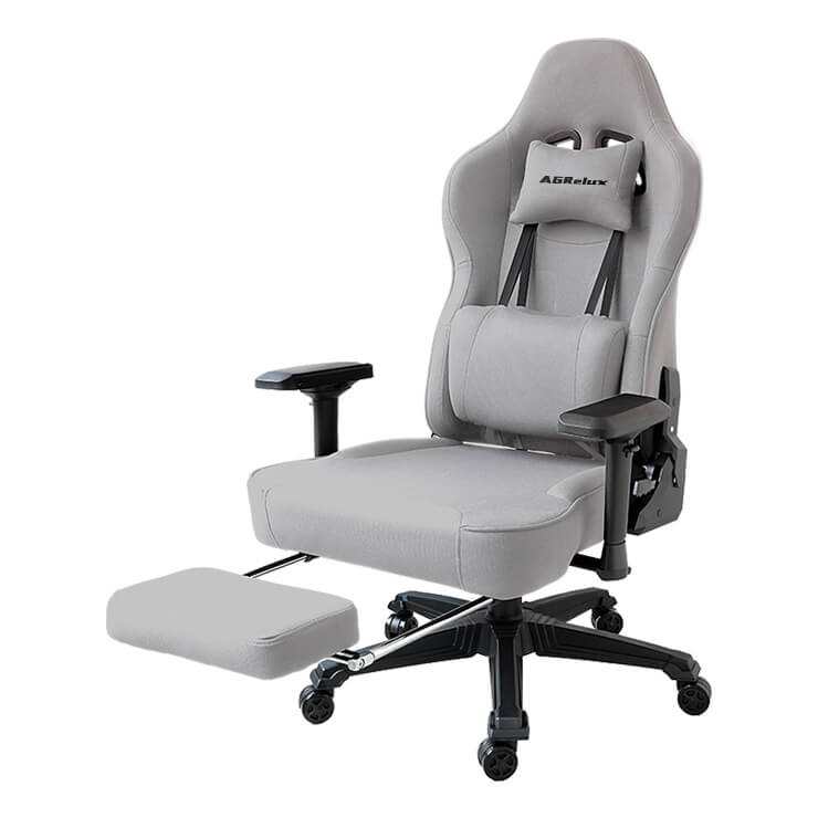 ゲーミングチェア ファブリック リクライニング 安い オフィスチェア