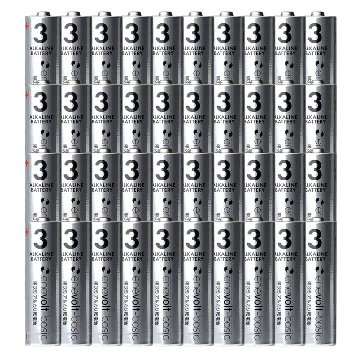 ＼2年保証／ 40本セット 電池 単三電池 単3形 単四電池 単4形 選べる アルカリ 乾電池 40...