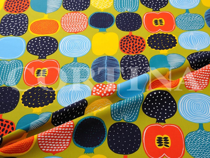 Marimekko マリメッコ Kompotti コンポッティ 北欧生地デザイン紹介 Cortina コルティーナ