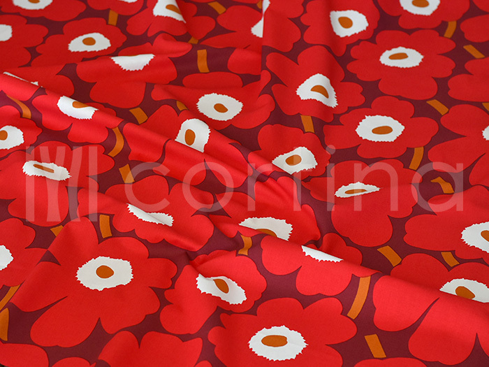 マリメッコ 生地 北欧 marimekko はぎれ ハーフカット ピエニウニッコ PIENI UNIKKO 約70×50cm カットクロス 花柄  オックス ファブリック 布 :fab-cr0104:cortina 北欧生地と雑貨のお店 - 通販 - Yahoo!ショッピング