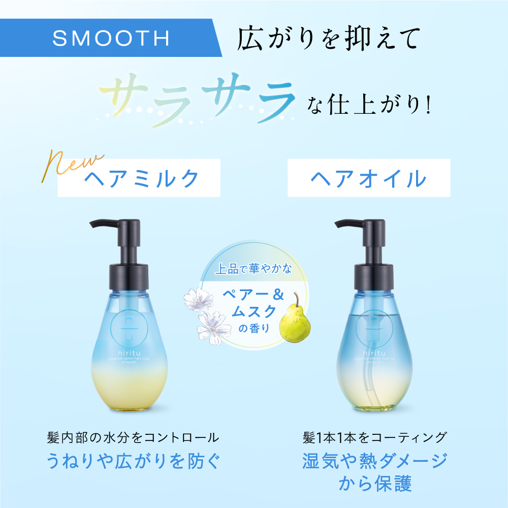 ヒリツ　バランスリペア　ヘアオイル98ml×3個　ヘアミルク98ml×3個セット 楽天市場】hiritu(ヒリツ) バランスリペアヘアオイル/ヘアミルク