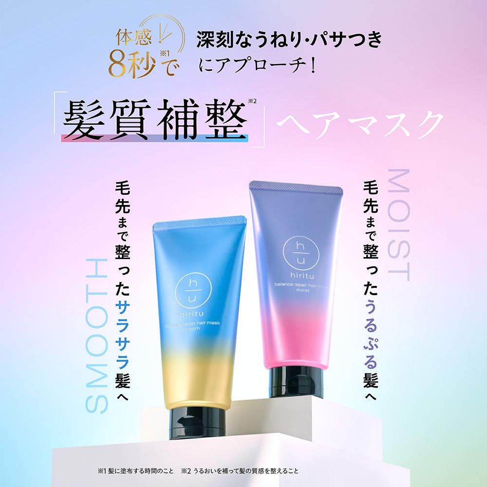 hiritu（ヒリツ） バランスリペアヘアマスク 3点セット スムース