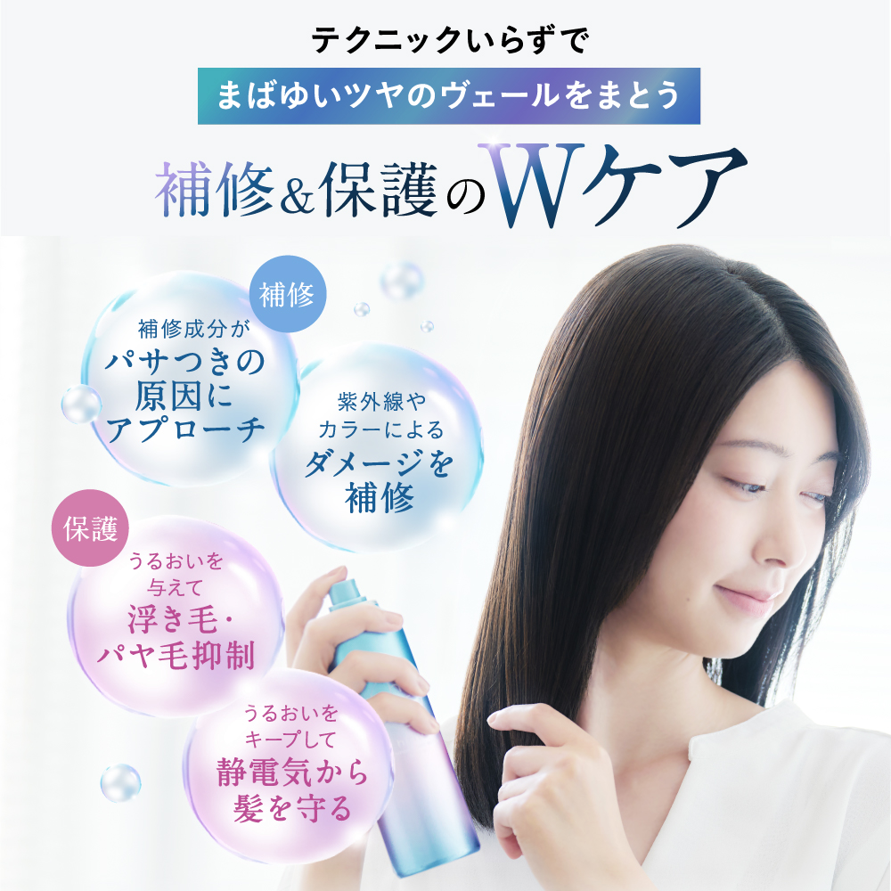 hiritu（ヒリツ） ルミナスヘアスプレー 3点セット オーロラ