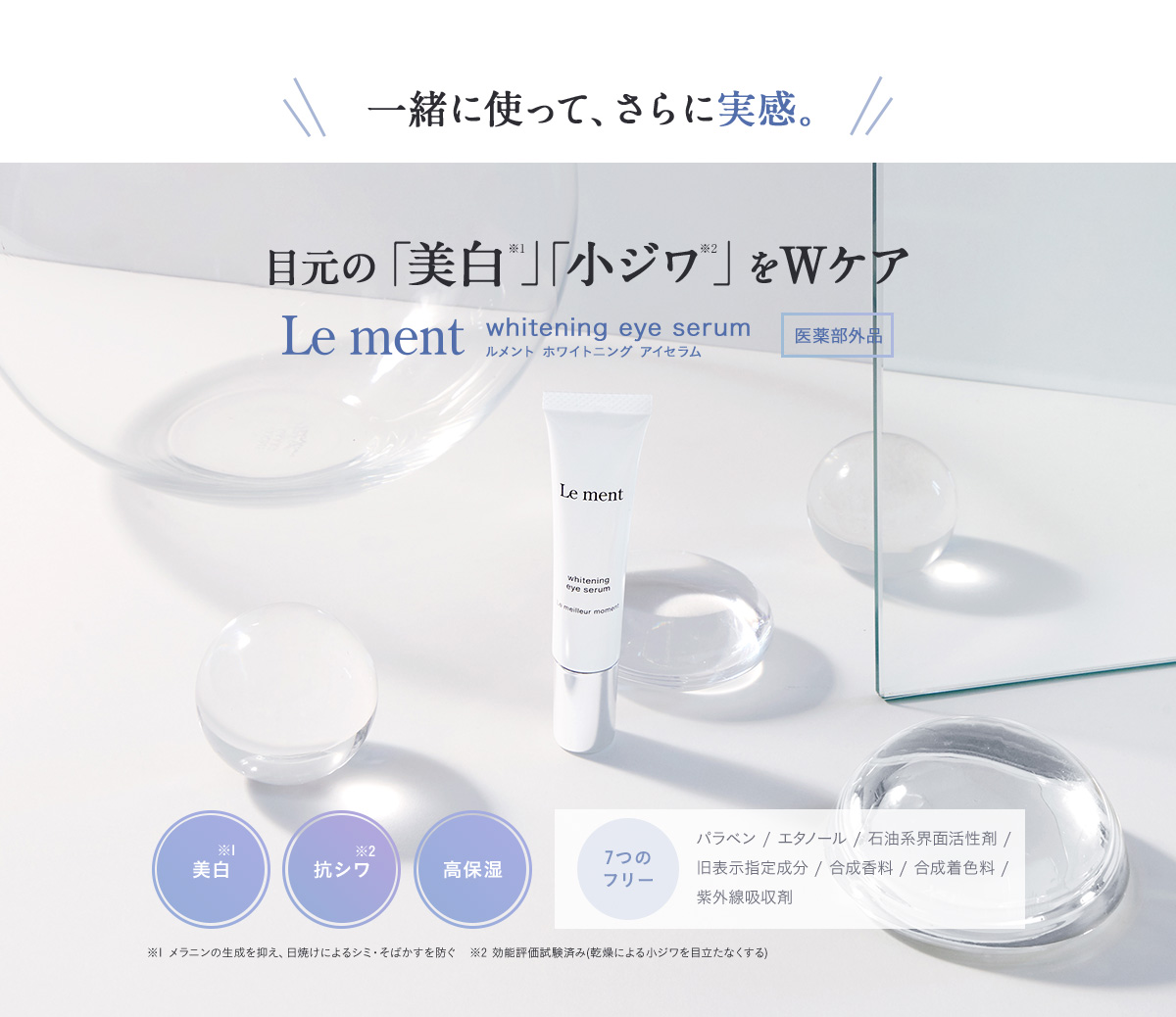 Le ment（ルメント）アイケアプロ 目元用音波美顔器 イオン導入 温熱