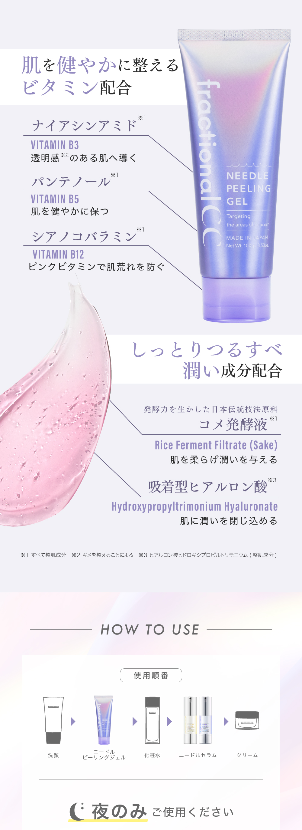 fractional CC 【公式】フラクショナルCC ニードルピーリング