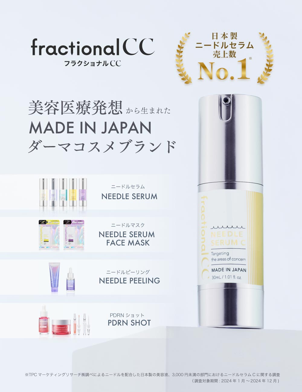 【専用】ニードルセラム 公式】フラクショナルCC ニードルセラムCX4 日本製 60万本 攻め