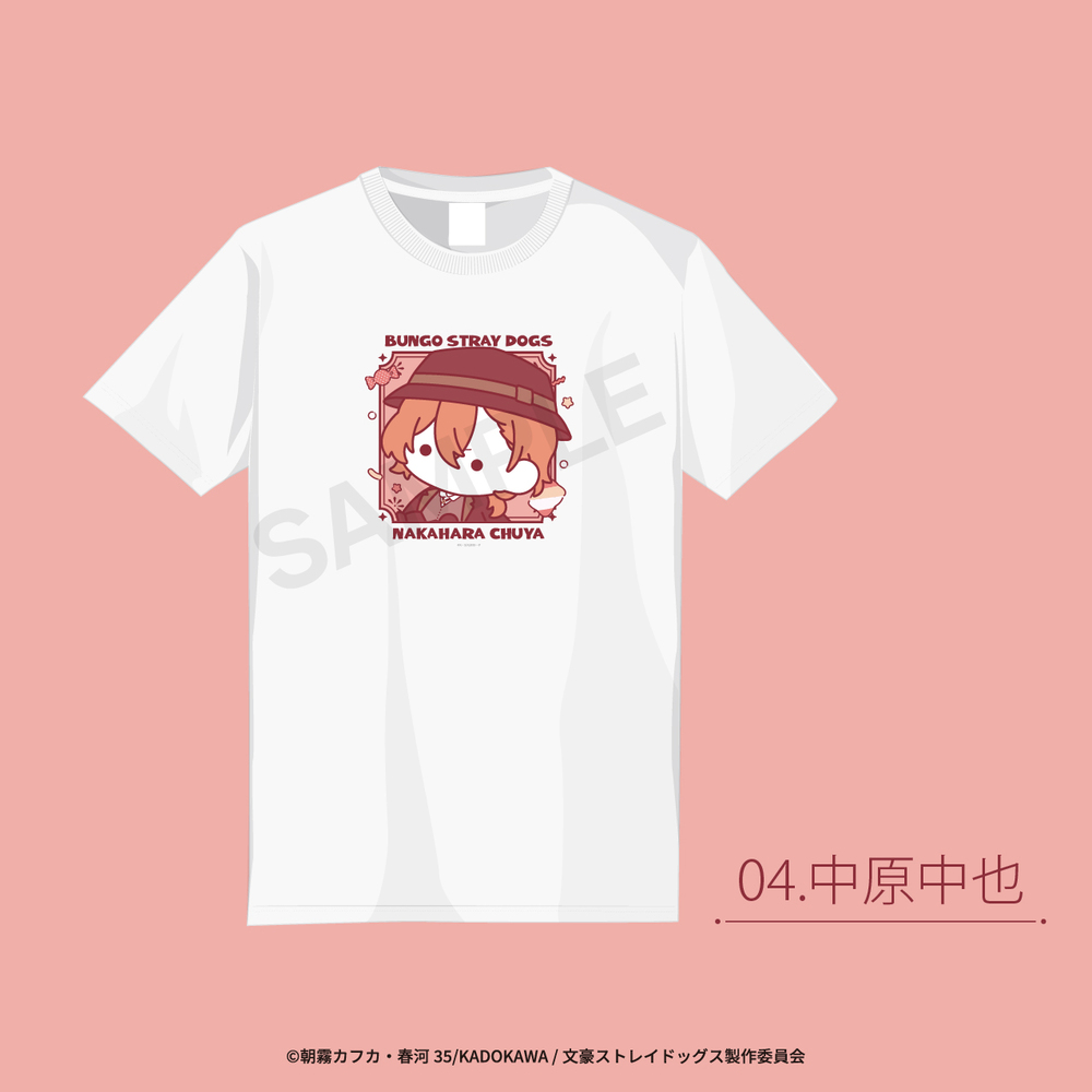 文豪ストレイドッグス 公認 Tシャツ アニメ グッズ かわいい 