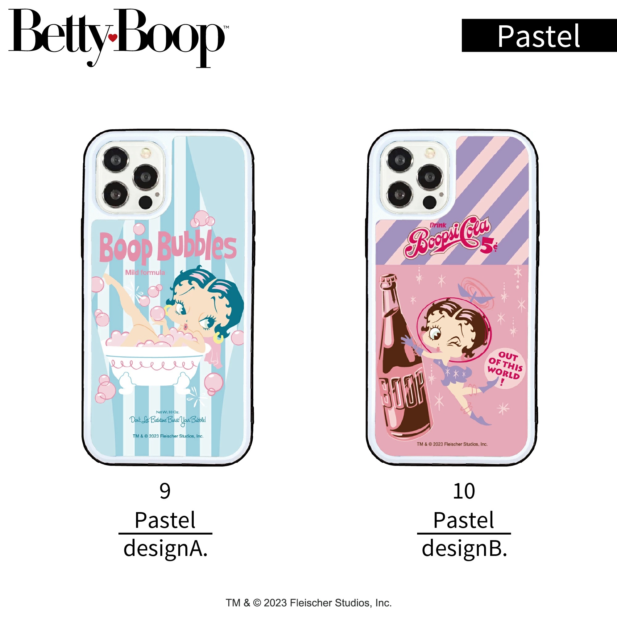 Betty Boop グッズ 背面強化ガラスケース スマホケース iPhoneケース 