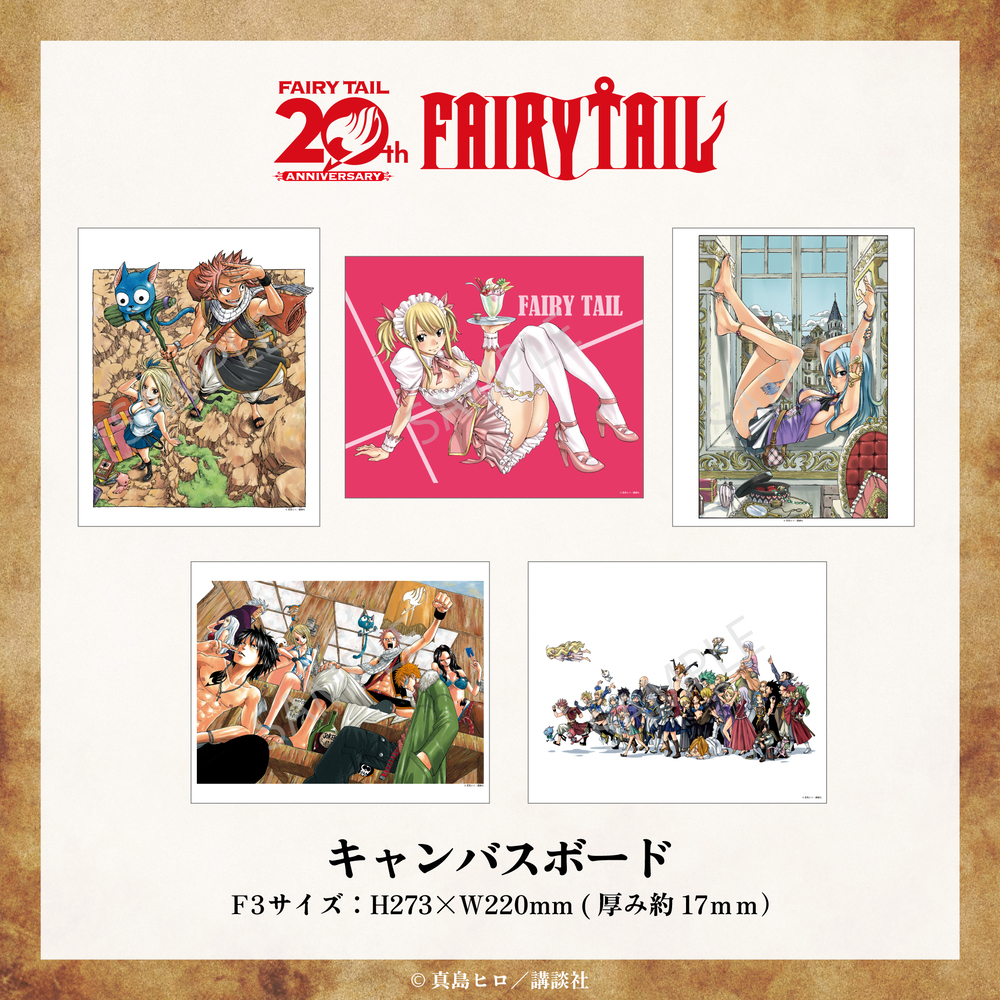 FAIRY TAIL 原作 キャンバスボード アニメ グッズ かわいい