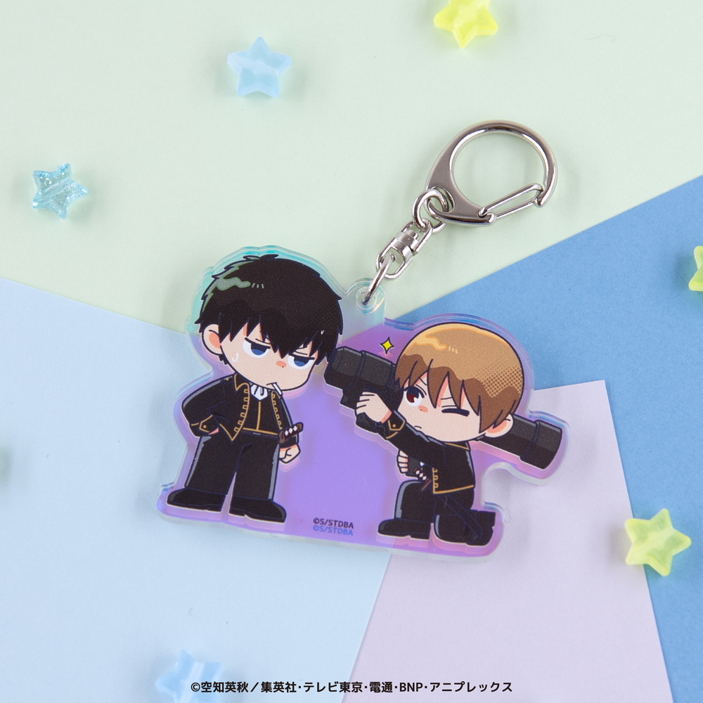 銀魂 オーロラアクリルキーホルダー アニメ グッズ かわいい